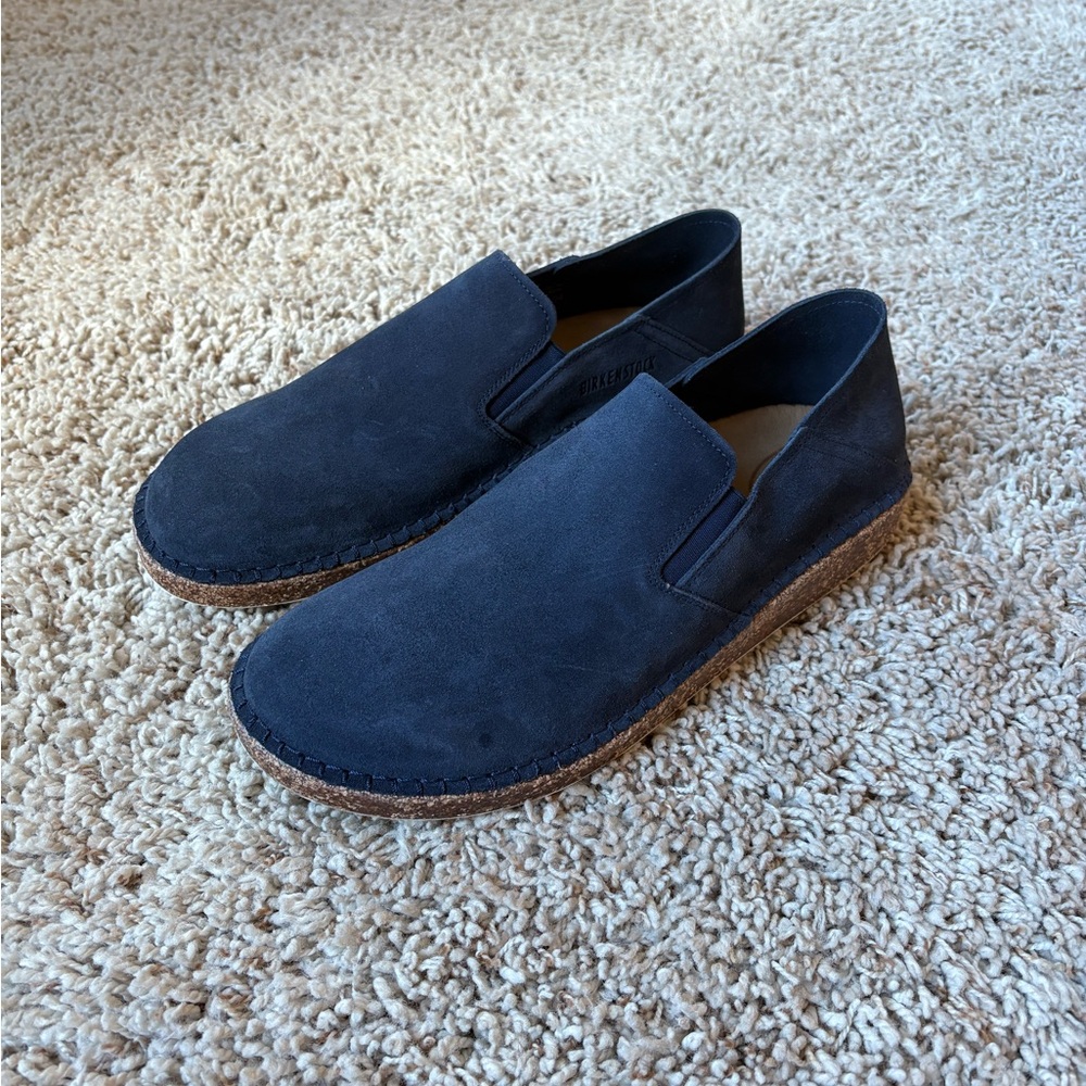 Birkenstock Men's Navy Slip-On Shoes